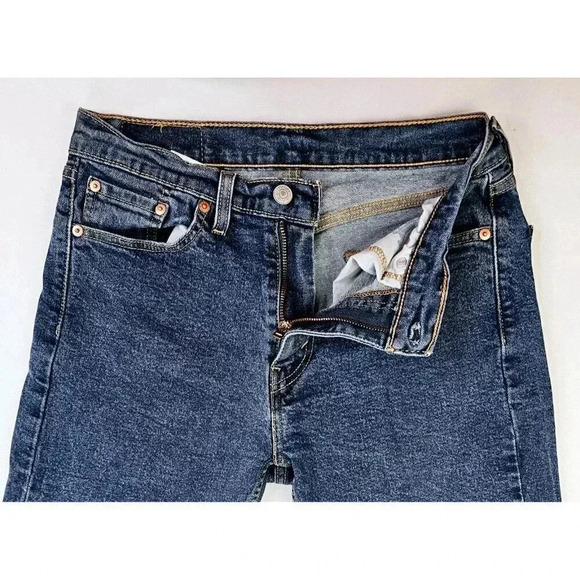 Levi's Size 30X32 Men's 505 Blue Denim 5 Pocket Logo Tag Jeans - Picture 9 of 13